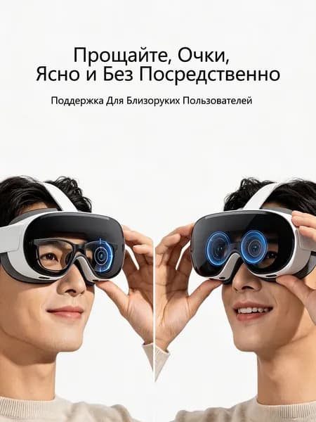 Виртуальные VR - очки сверхреального уровня / с игровой ручкой
