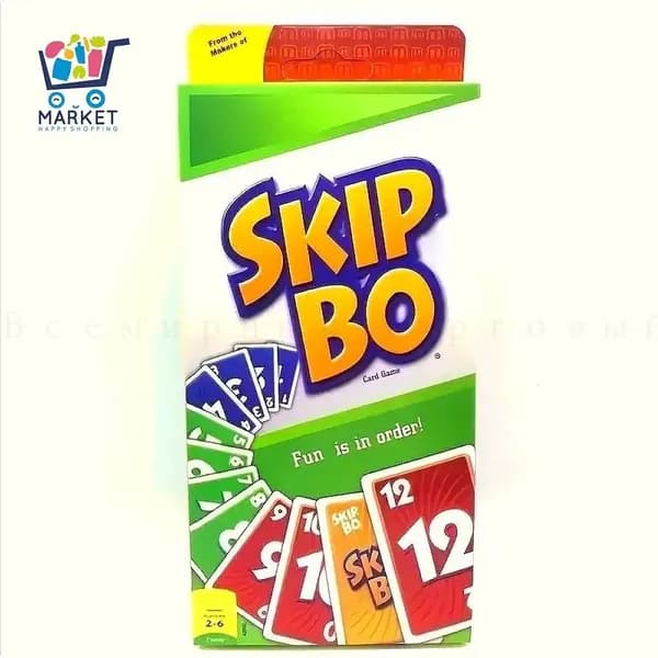Настольная карточная игра Настольная Skip.Bo Игра (Карточная) Новая версия игры