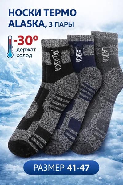 Носки мужские Носки, 3 пары