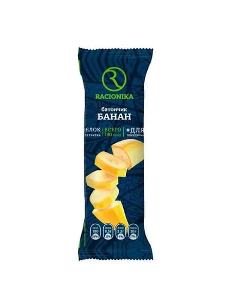 Racionika diet батончик для коррекции веса банан 60 гр-2шт