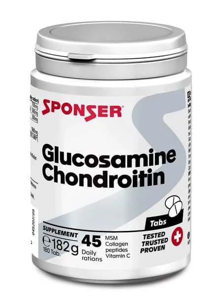 Sponser ГЛЮКОЗАМИН ХОНДРОИТИН (180 табл.) / Хондропротектор (GLUCOSAMIN CHONDROITIN)