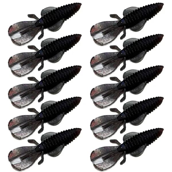 Воблер Barrier Shrimp 8см, мягкая приманка для ловли окуня, медленное погружение, реалистичная имитация креветки, розовый/красный/черный/зеленый/синий цвет