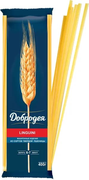 Макаронные изделия "Добродея" LINGUINE в/с 400гр. 4шт.
