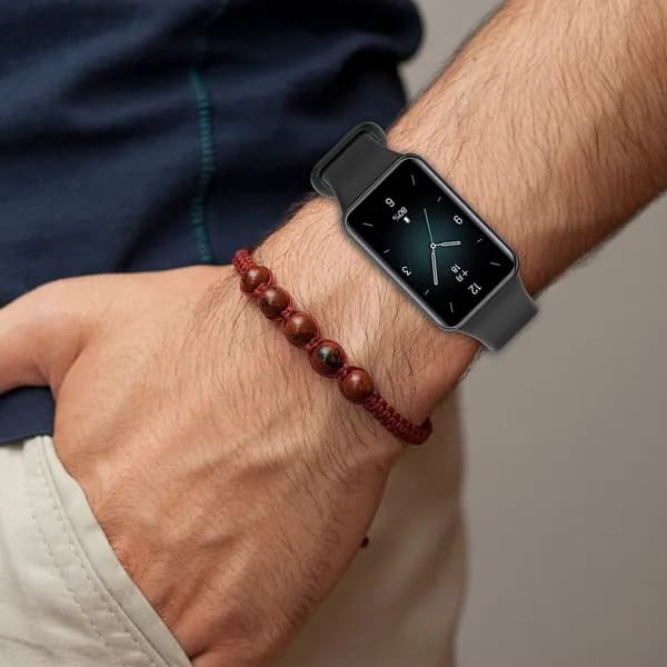 Черный ремешок для Honor Band 9 из прочного водонепроницаемого TPU