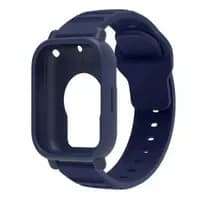 Силиконовый ремешок + защитный чехол, подходит для Redmi Watch 5 Active, рисунок в виде рисовых зерен, откидной, спортивный ремешок