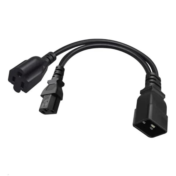 Кабель питания C20 C13 с разъёмом 5-15R