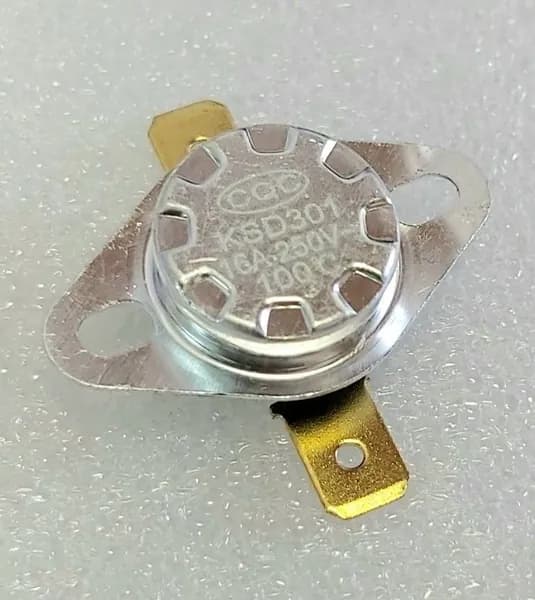 Термостат защитный KSD301. 100*C 16А