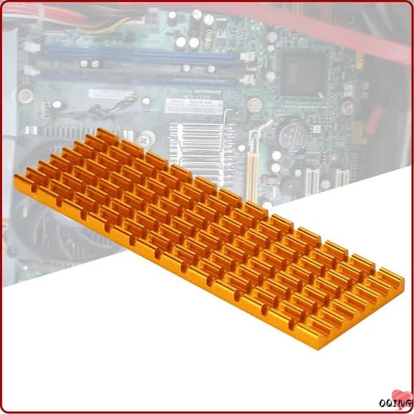 Радиатор SSD золотой