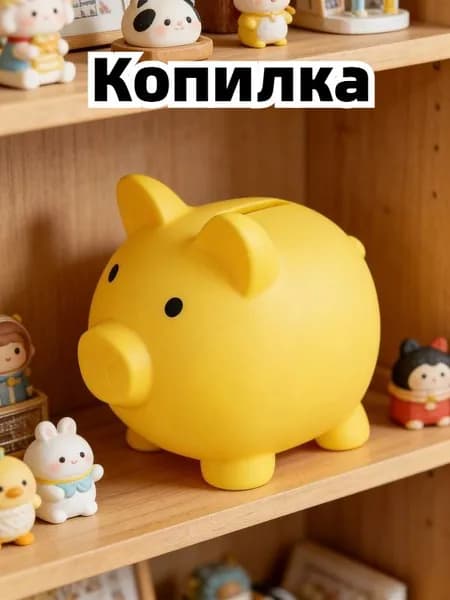 Копилка для денег, 9х9 см, 1 шт