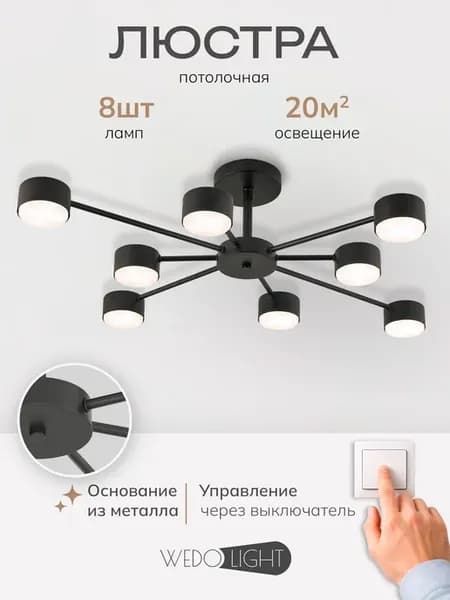Люстра на кухню потолочная