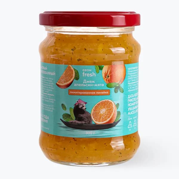 Джем Апельсин с мятой 300 г, Ozon fresh