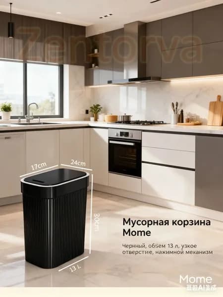 Корзина для бумаг Дома и сады > Товары для дома > Корзина для макулатуры, 13 л, 1 шт