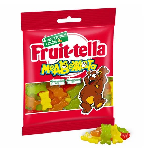 Мармелад Fruittella Медвежата жевательный 70 г