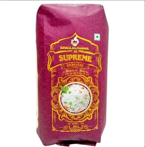 Рис Басмати Суприм Шри Лал Махал 1кг Shri Lal Mahal Supreme Basmati Rice