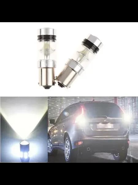 Белая задняя фонарь заднего хода P21W BA15s 1156