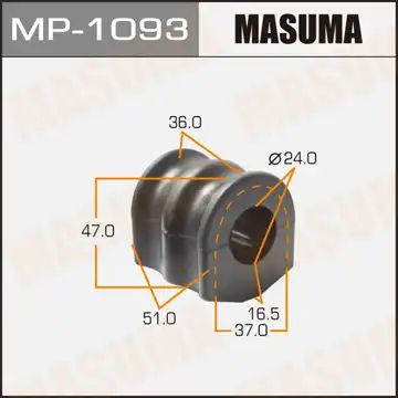 Втулка стабилизатора nissan pathfinder r51m 2005-2013 mp-1093 masuma