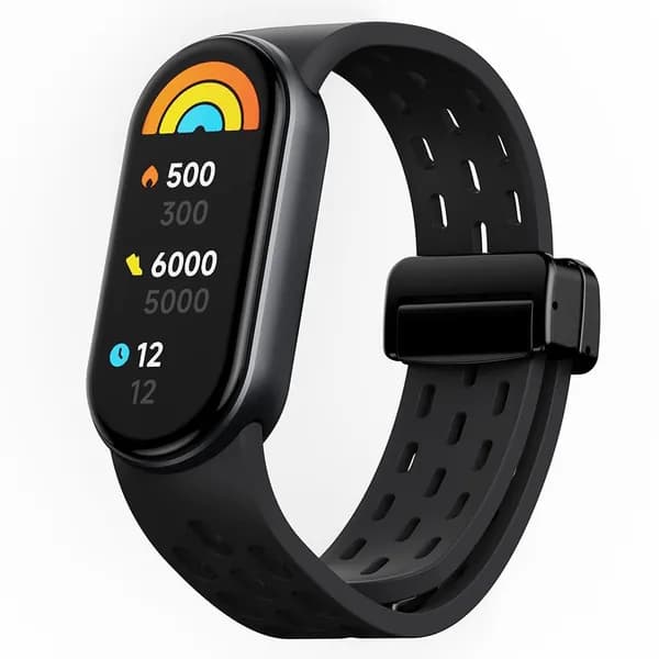 Силиконовый магнитный ремень для спортивных часов для Xiaomi MiBand 8 9 10