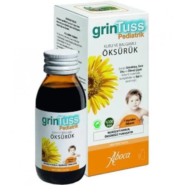 сироп от кашля Grintuss 128 г обогащающая пища