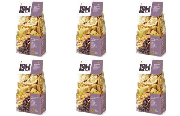 Baker House Хлебцы Итальянские с кунжутом и отрубями,250 г,6 шт