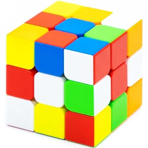 Скоростной Кубик Рубика 3x3 / YJ GuanLong v4 Цветной пластик / Головоломка