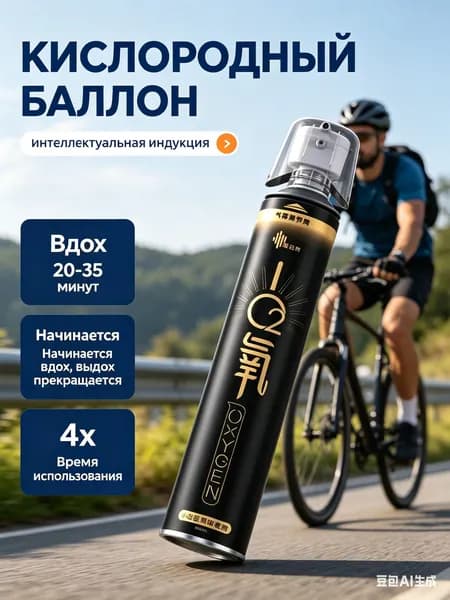 Самый популярный в 2026 годуУмный кислородный баллон,вдыхайте перед выпуском кислорода 1шт,1 бутылка крепче, чем 5 бутылок обычного