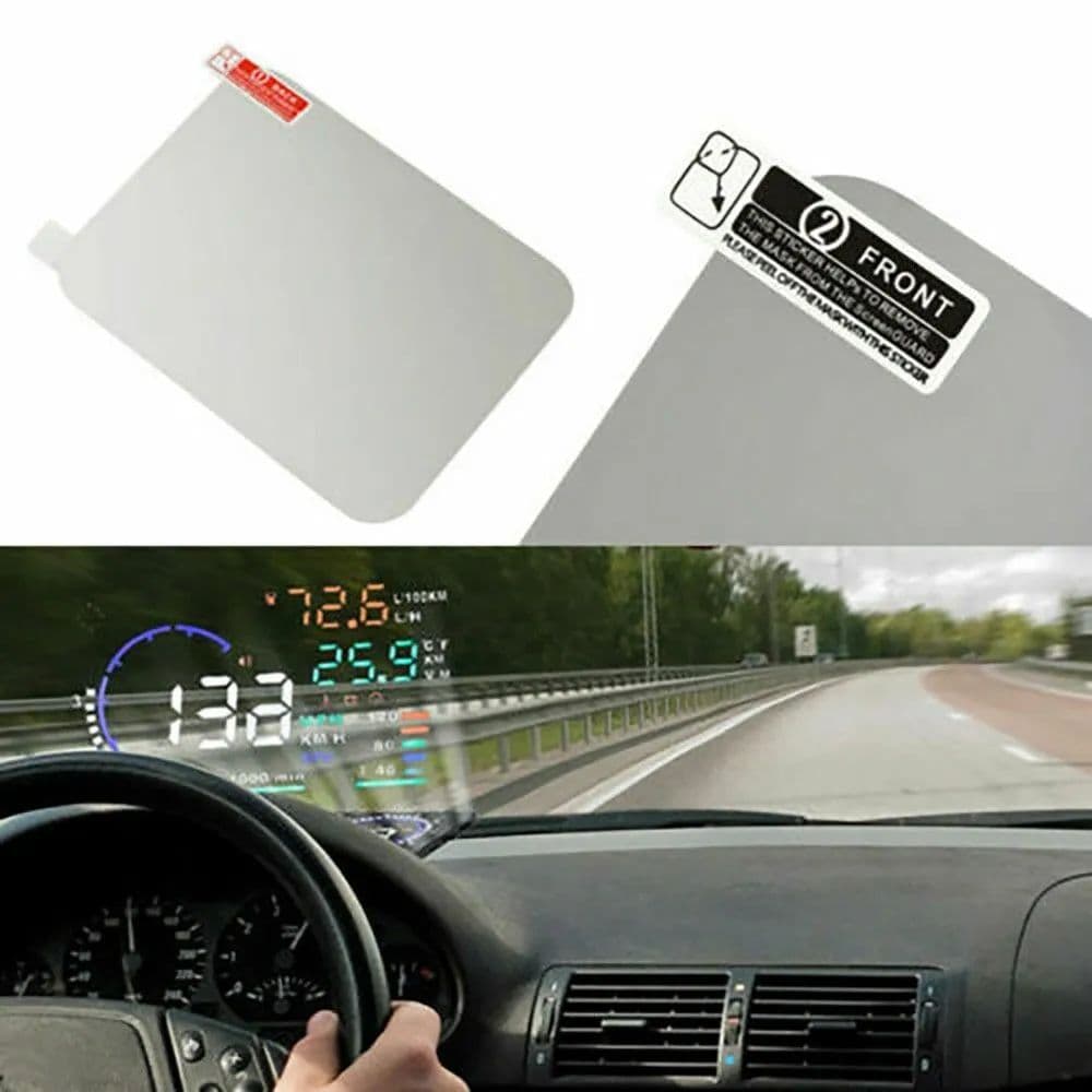 Отражающая пленка для автомобильного HUD 120*90MM лобового стекла с проекционным дисплеем