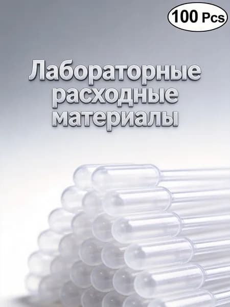 Прозрачные пластиковые градуированные пипетки 0,5 мл, набор из 100 штук для переноса эфирных масел и косметики