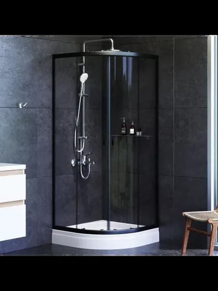 Душевое ограждение, с акриловым поддоном X-Joy 80x80