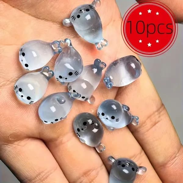 Фигурка декоративная тюлень, высота 10 см