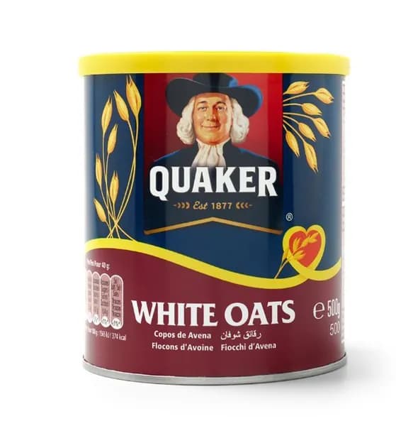 Хлопья Quaker овсяные цельнозерновые 500г, Великобритания