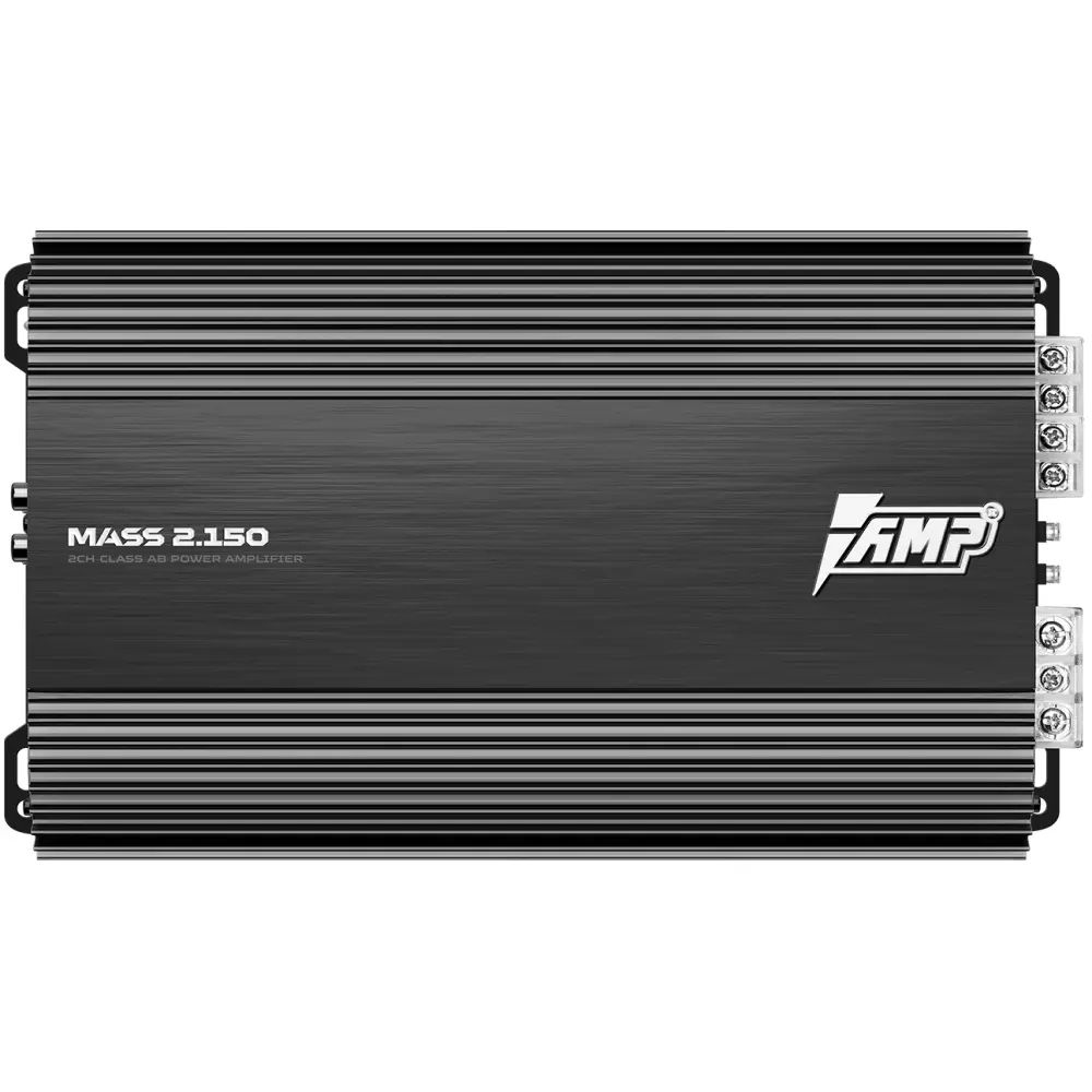Автомобильный 2-х канальный усилитель звука для акустики AMP MASS 2.150