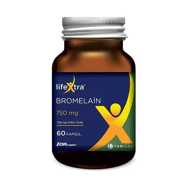Lifextra Бромелайн 60 капсул