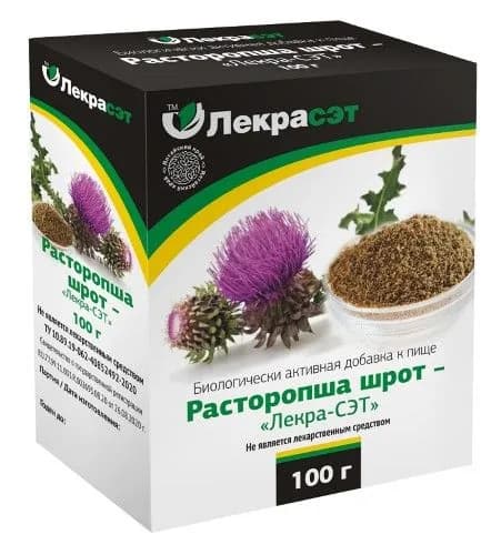 Расторопша шрот-лекра-сэт 100 гр