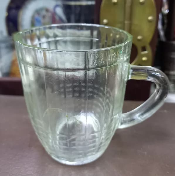 Советская редкая пивная кружка из стекла объем 0,25. СССР