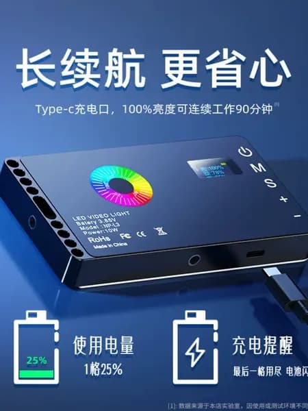Осветитель для смартфона с кистями света