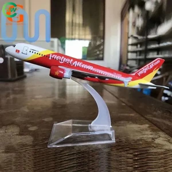Металлическая Модель Самолета Аэробус 320 VietJet Air