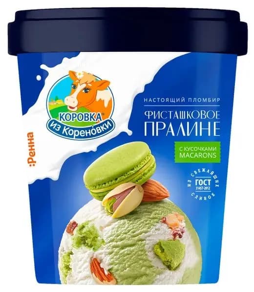 Мороженое Ведро Фисташковое пралине 300 грамм
