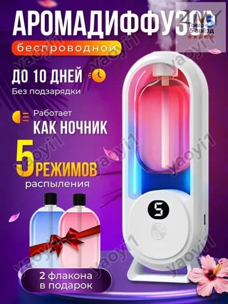 Аромадиффузор ультразвуковой 019b8ce0a9597a86a8e25d4672b8dfab, белый