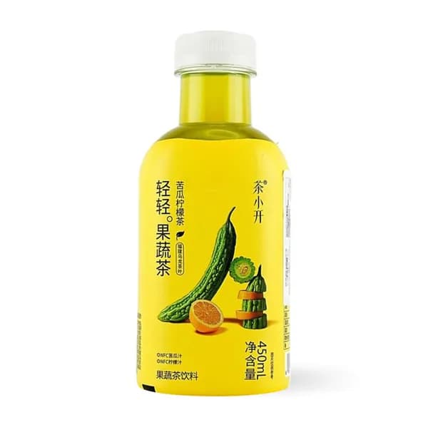 Напиток безалкогольный негазированный со вкусом горькая дыня лимон, CHAXIAOKAI, 0.45 л, Китай
