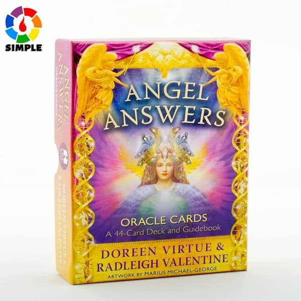 Angel Answers Oracle Оракульные карты Ответы ангела игра в Таро с колодой из 44 карт.