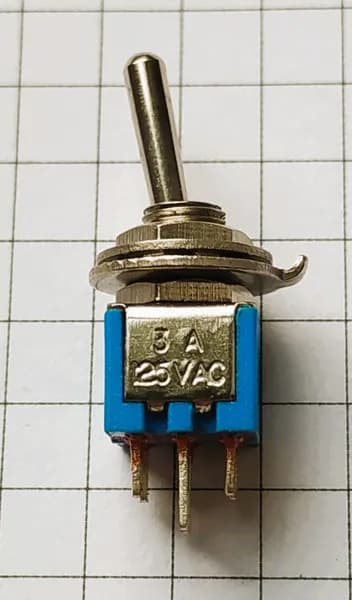SMTS-202 Микро тумблер 3А 125 VAC 2 положения перекидной 6pin ON-ON