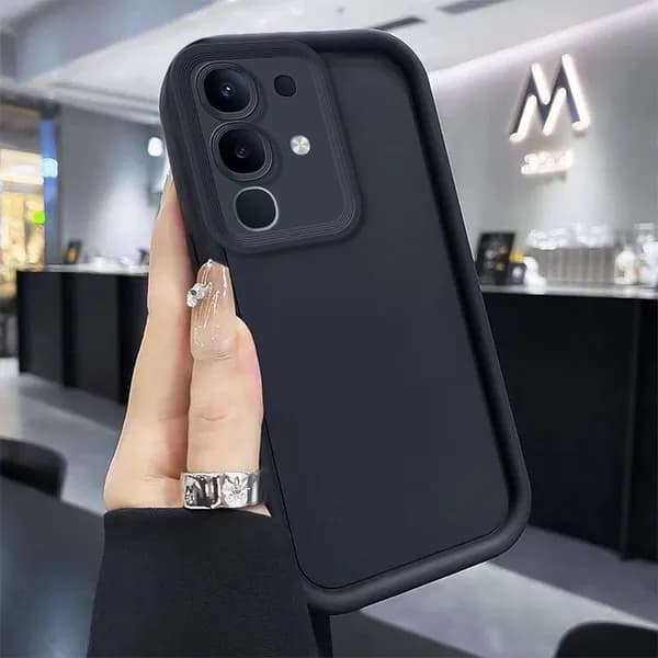 Защитный Чехол Дляr VIVO Y29 4G мягкого резинового силикона,удобный на ощупь, ударопрочный JT01