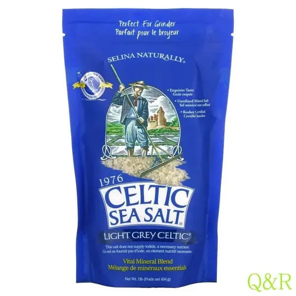 Celtic Sea Salt, Light Grey Celtic, Кельтская соль / смесь основных минералов, серый, 454 гр, средний помол