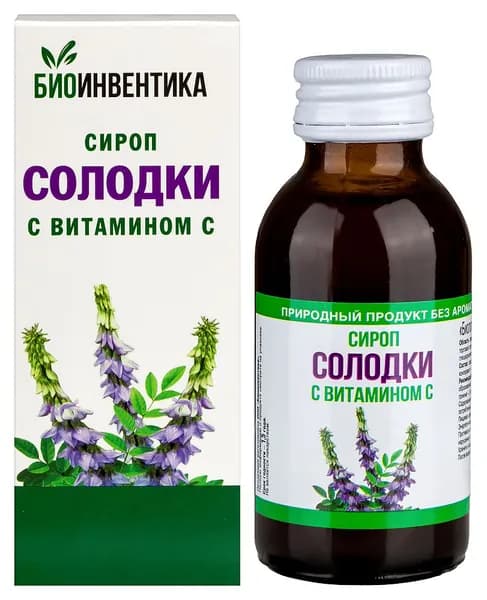 Сироп солодки с витамином с 100 мл