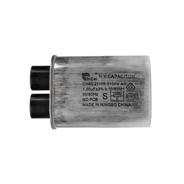 Конденсатор СВЧ печи CH85 1 3%мкФ, для LG, Samsung, Bosch, высоковольтный, 2100V (CH8521100), x85100