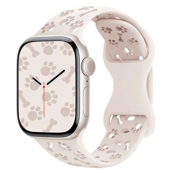 ремешок для Apple Watch series 4-10/SE/Ultra 44/45/46/49mm,42mm(1-3 серий),Силиконовый браслет