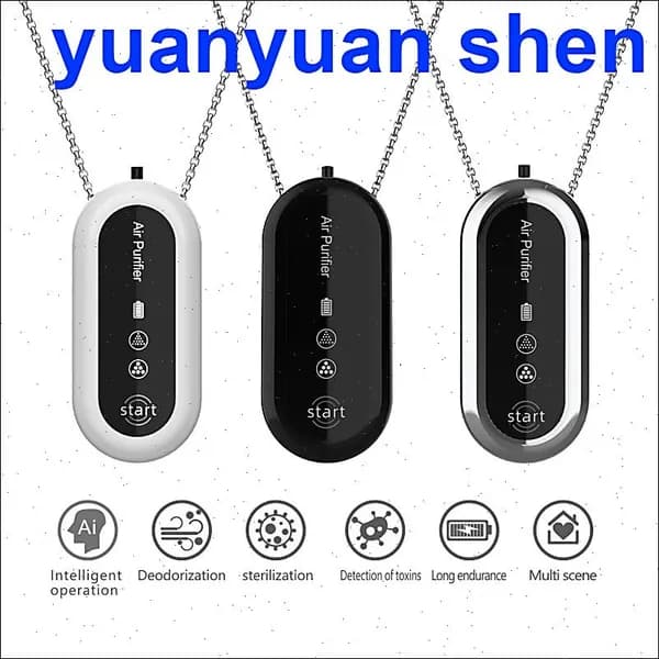 Ионизатор воздуха sku-18499.挂脖空气净化器 白s50 银s50 黑s51