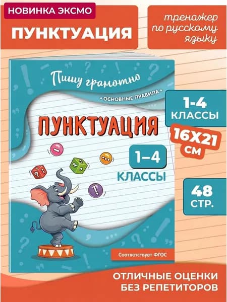 Книга Правила по русскому языку 14 класс: Пунктуация