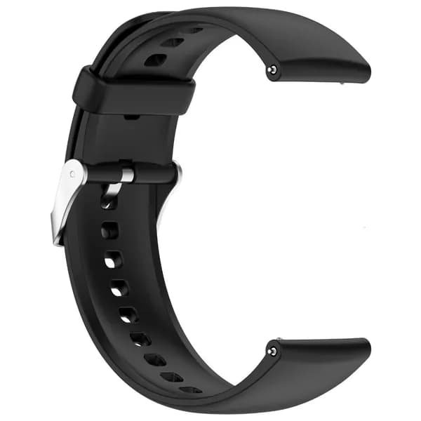 Силиконовый ремешок для смарт-часов CMF Watch 1/2, 22 мм, Черный