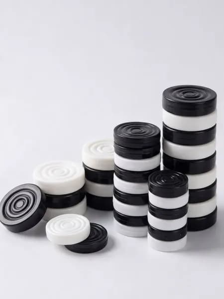 Магнитные шашки для международных шашек для настольных игр, 3*0.8 см